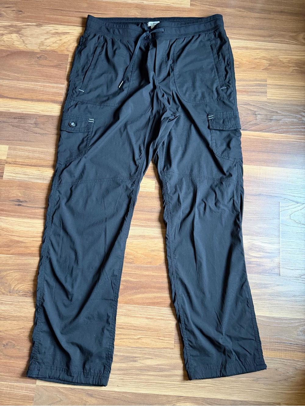 L.L. Bean Women's Vista Camp Pants, Straight-Leg Cargo Size Large